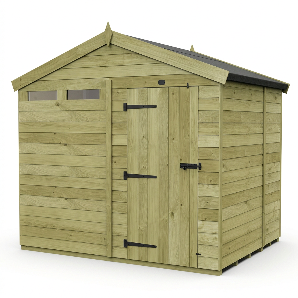 5 x 8 Apex Security Shed - view 4