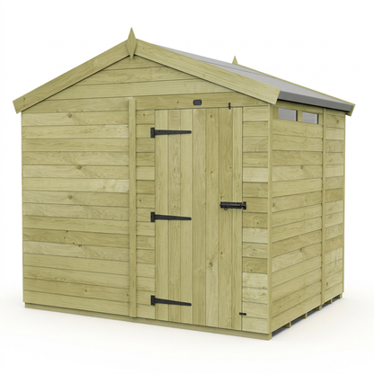 7 x 8 Apex Security Shed - view 4
