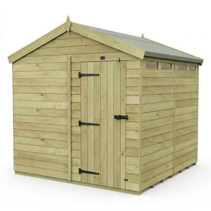 8 x 8 Apex Security Shed - view 5
