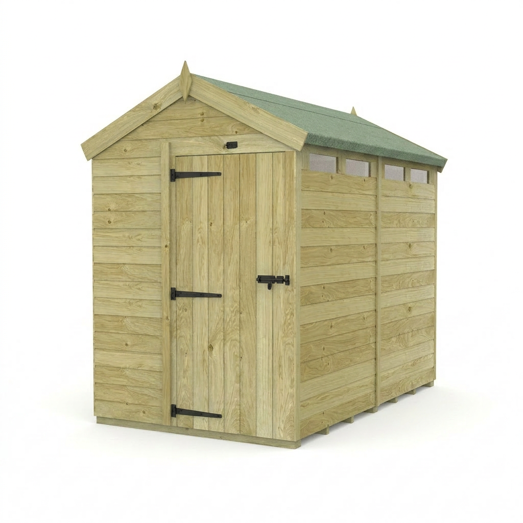8 x 5 Apex Security Shed - view 3