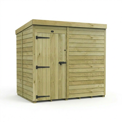 7 x 5 Pent Shed (Single Door, No Windows) - view 6