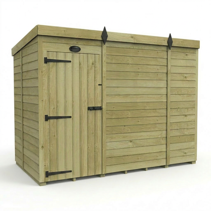9 x 5 Pent Shed (Single Door, No Windows) - view 6