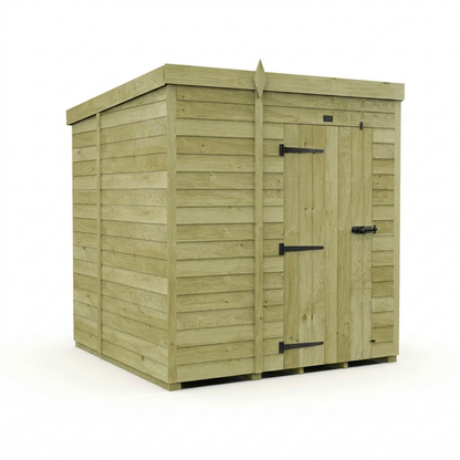 5 x 6 Pent Shed (Single Door, No Windows) - view 6