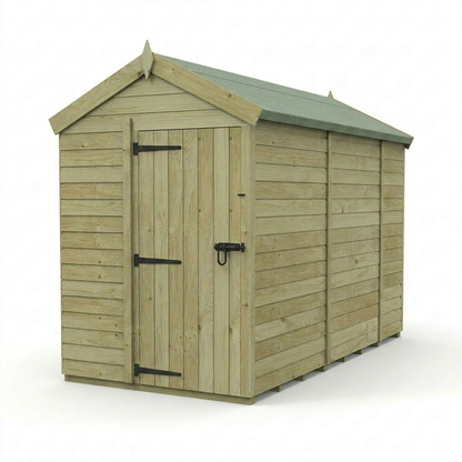 5 x 10 Apex Shed (Single Door, No Windows) - view 4