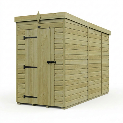 4 x 9 Pent Shed (Single Door, No Windows) - view 5