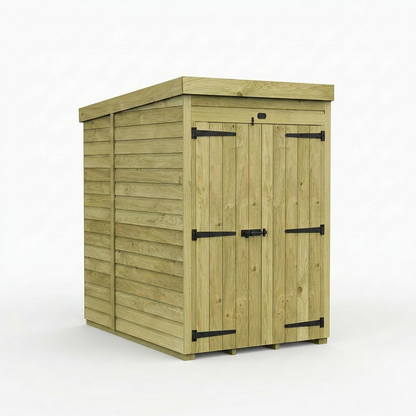 4 x 6 Pent Shed (Double Door, No Windows) - view 5