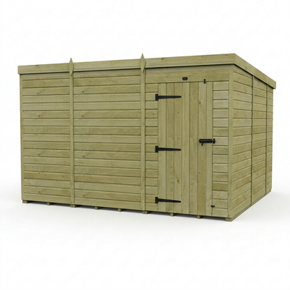 11 x 10 Pent Shed (Single Door, No Windows) - view 5