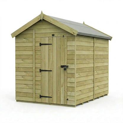 6 x 8 Apex Shed (Single Door, No Windows) - view 6