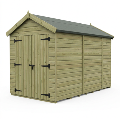 7 x 9 Apex Shed (Double Door, No Windows) - view 6