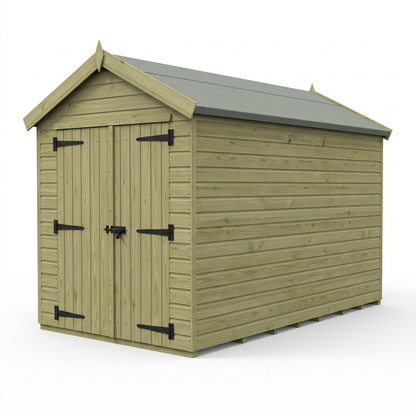 7 x 10 Apex Shed (Double Door, No Windows) - view 5