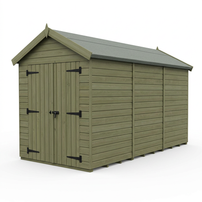 7 x 12 Apex Shed (Double Door, No Windows) - Apex Shed