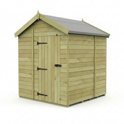 7 x 6 Apex Shed (Single Door, No Windows) - view 4