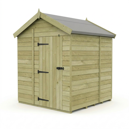 6 x 7 Apex Shed (Single Door, No Windows) - view 5