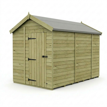 6 x 9 Apex Shed (Single Door, No Windows) - view 4