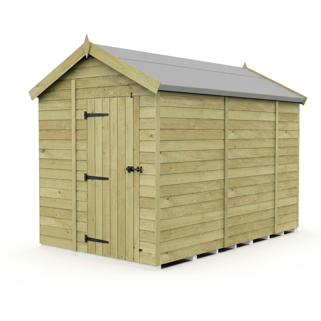 7 x 9 Apex Shed (Single Door, No Windows) - view 5