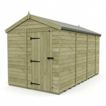 8 x 13 Apex Shed (Single Door, No Windows) - view 5