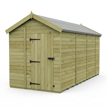 7 x 14 Apex Shed (Single Door, No Windows) - view 6