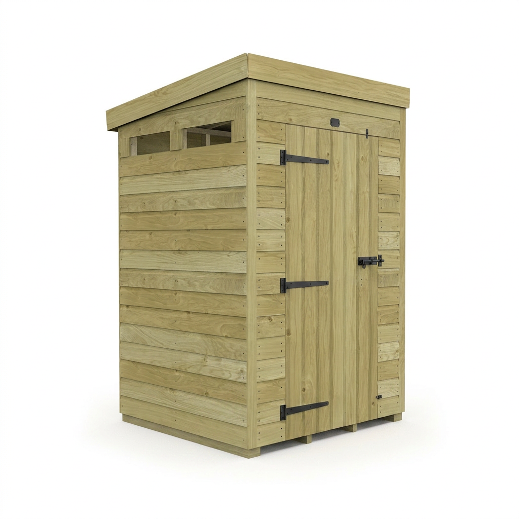4 x 4 Security Pent Shed - view 4