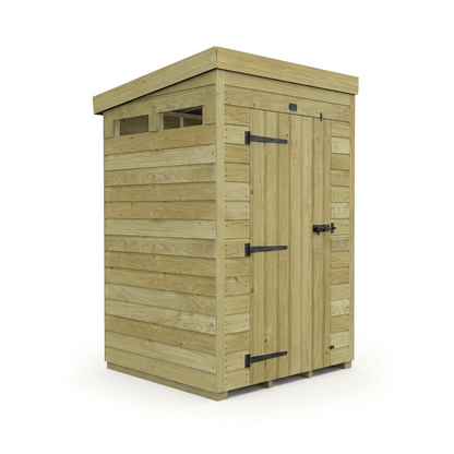 4 x 4 Security Pent Shed - view 4