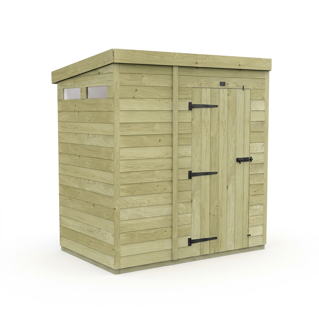6 x 4 Security Pent Shed - view 4