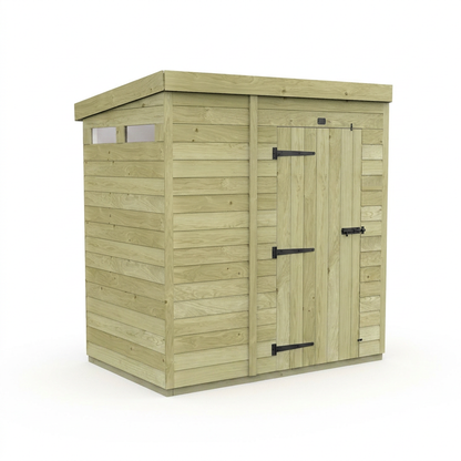 6 x 4 Security Pent Shed - view 4