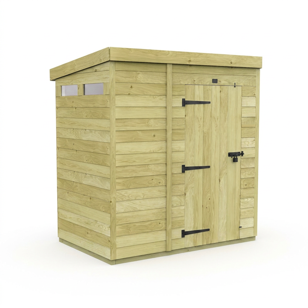 7 x 4 Security Pent Shed - view 4