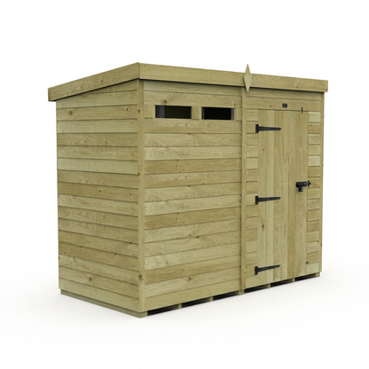 8 x 4 Security Pent Shed - view 4
