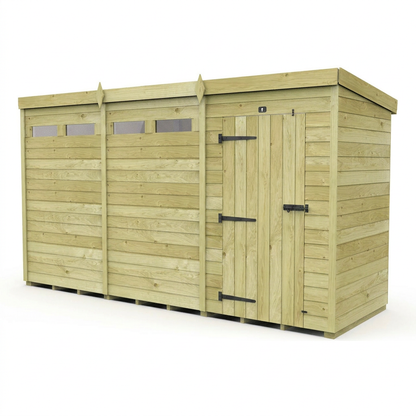 12 x 4 Security Pent Shed - view 4