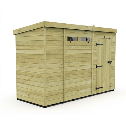 10 x 4 Security Pent Shed - view 2
