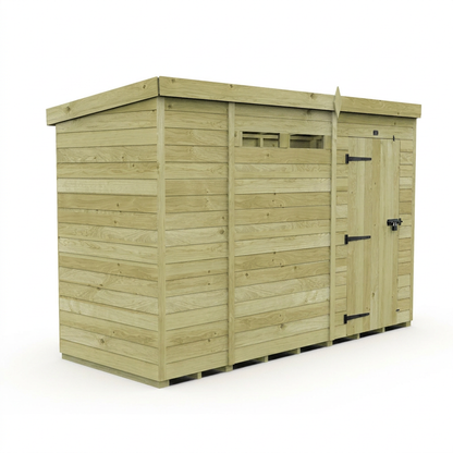 11 x 4 Security Pent Shed - view 4