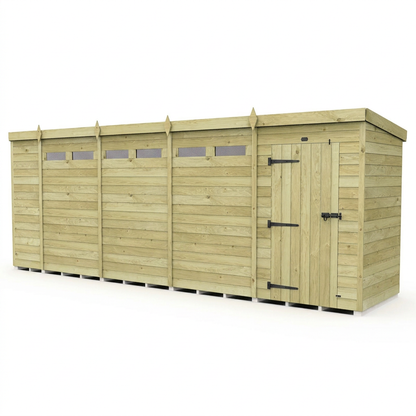 19 x 4 Security Pent Shed - view 4