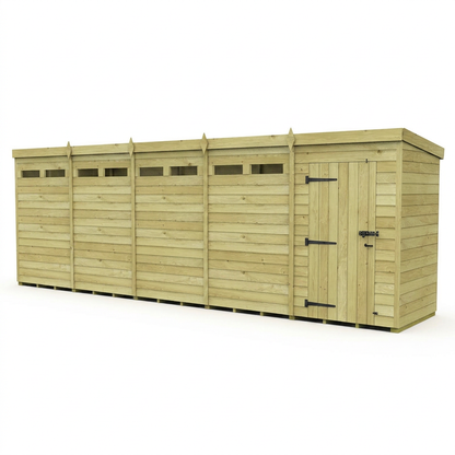 20 x 4 Security Pent Shed - view 4