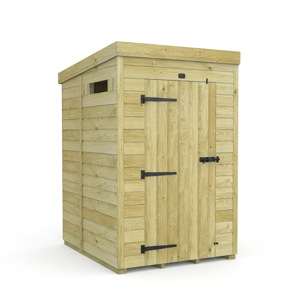 4 x 5 Security Pent Shed - view 4
