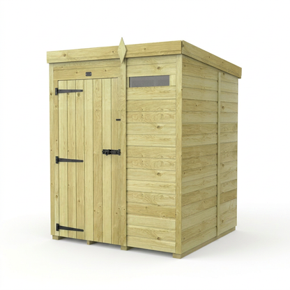 5 x 5 Security Pent Shed - view 4