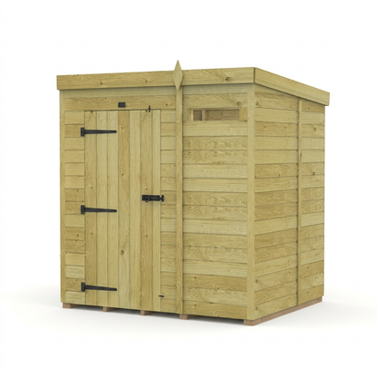 6 x 5 Security Pent Shed - view 6