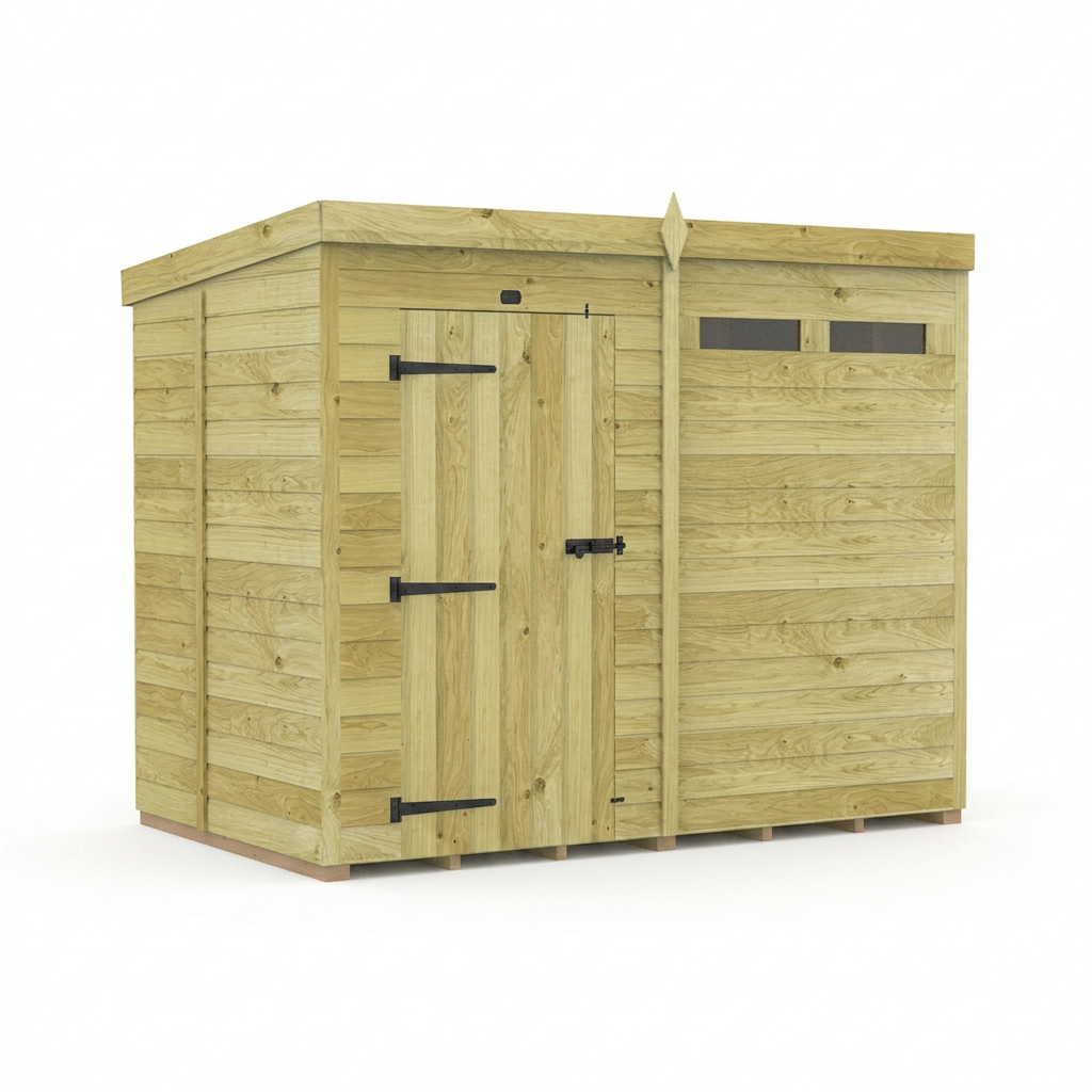 8 x 5 Security Pent Shed - view 5