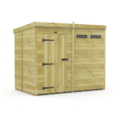 8 x 5 Security Pent Shed - view 5