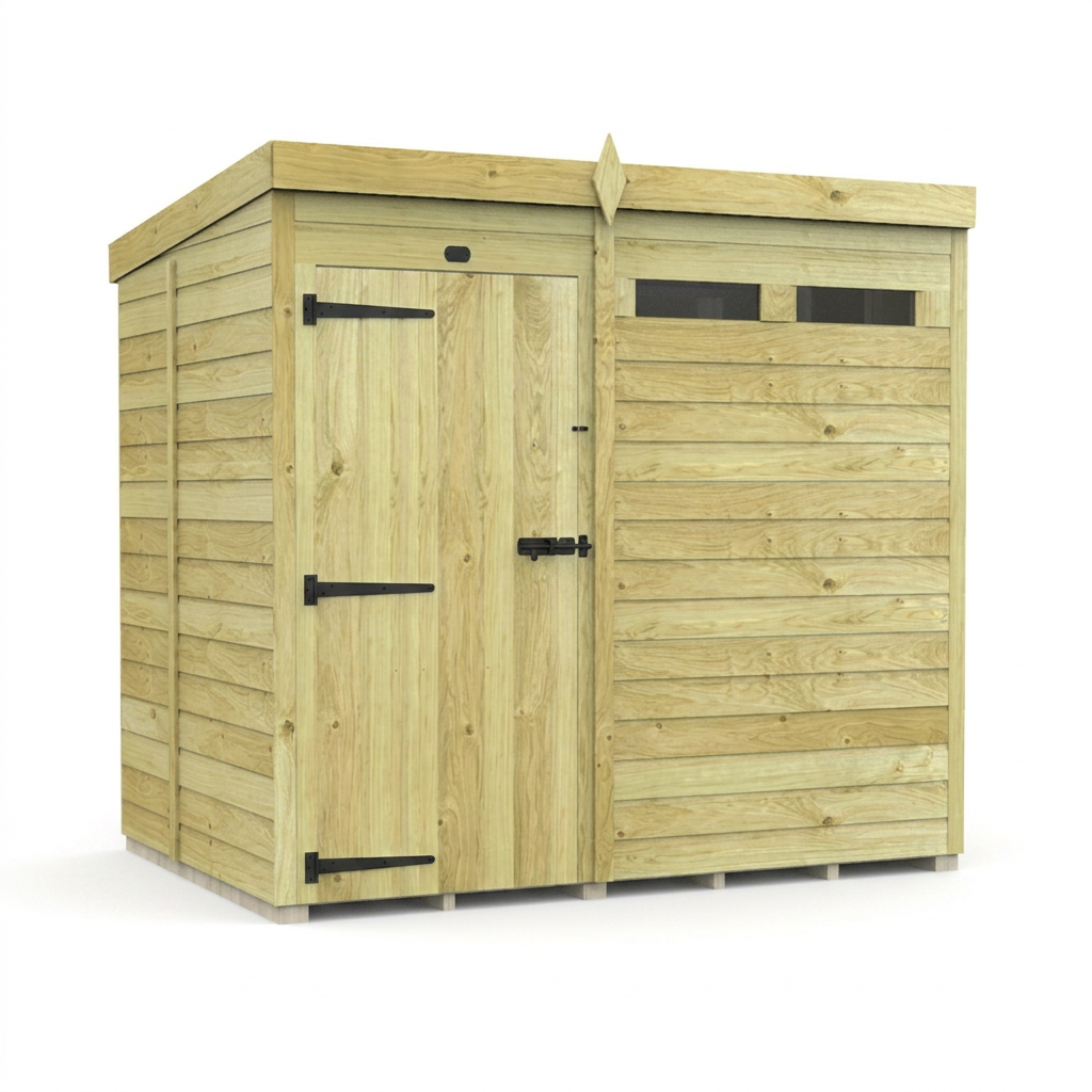 7 x 5 Security Pent Shed - view 5
