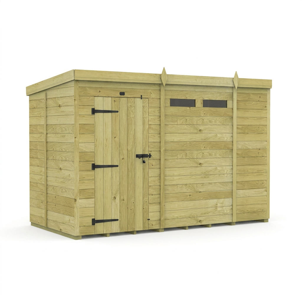 10 x 5 Security Pent Shed - Security Pent Shed