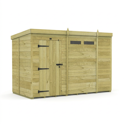 10 x 5 Security Pent Shed - Security Pent Shed