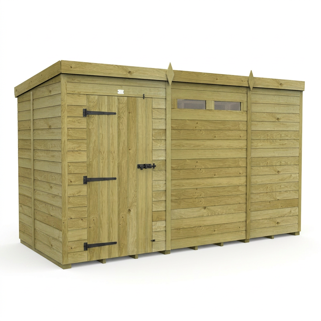 11 x 5 Security Pent Shed - view 4