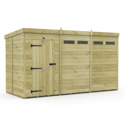12 x 5 Security Pent Shed - view 5