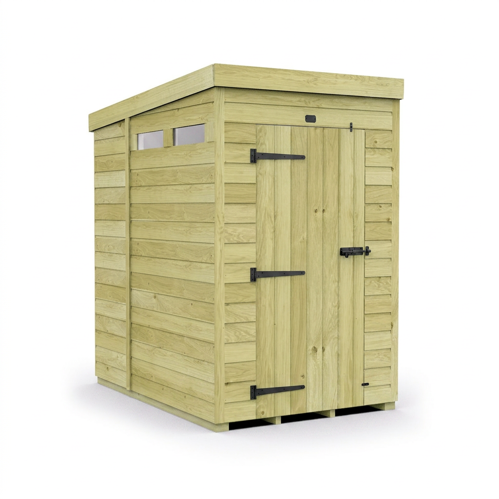 4 x 6  Security Pent Shed - view 4