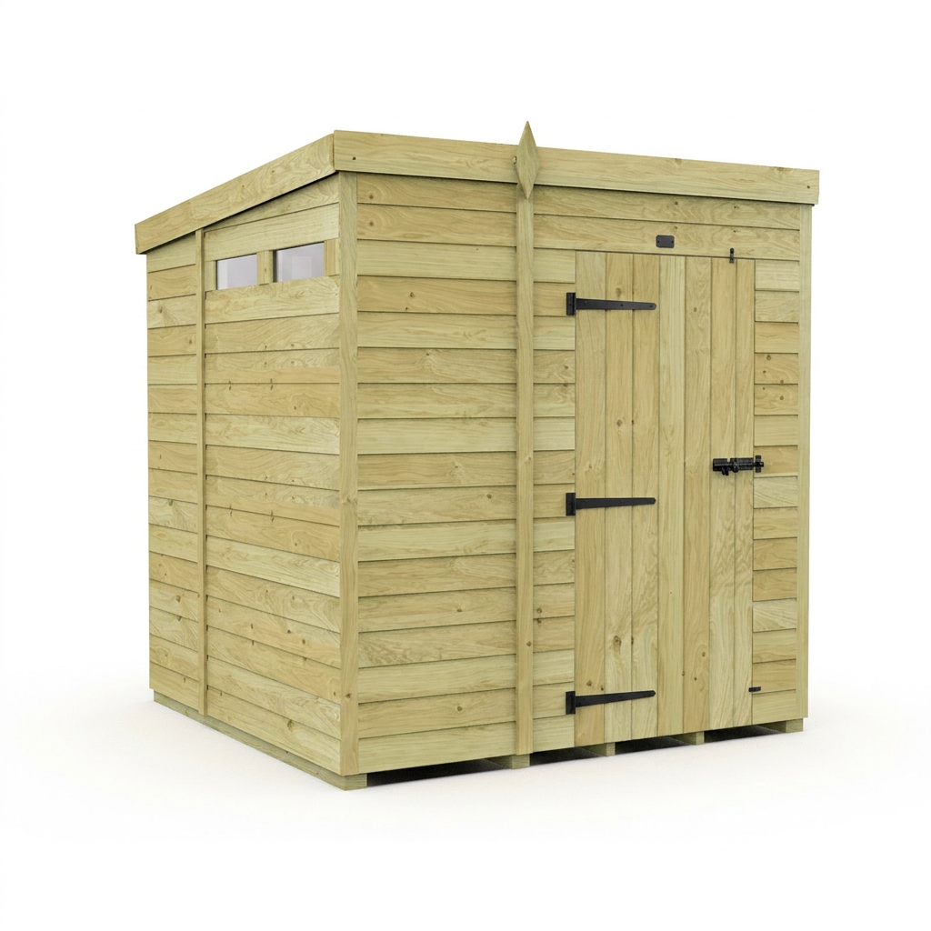 5 x 6  Security Pent Shed - view 5