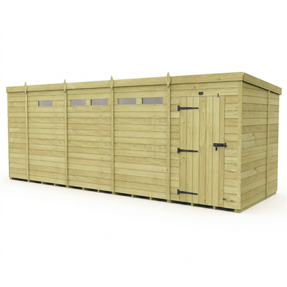 17 x 6  Security Pent Shed - view 5