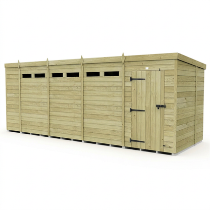 19 x 6  Security Pent Shed - view 5