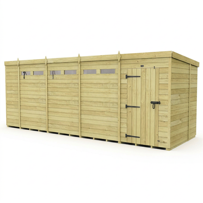 18 x 6  Security Pent Shed - view 6