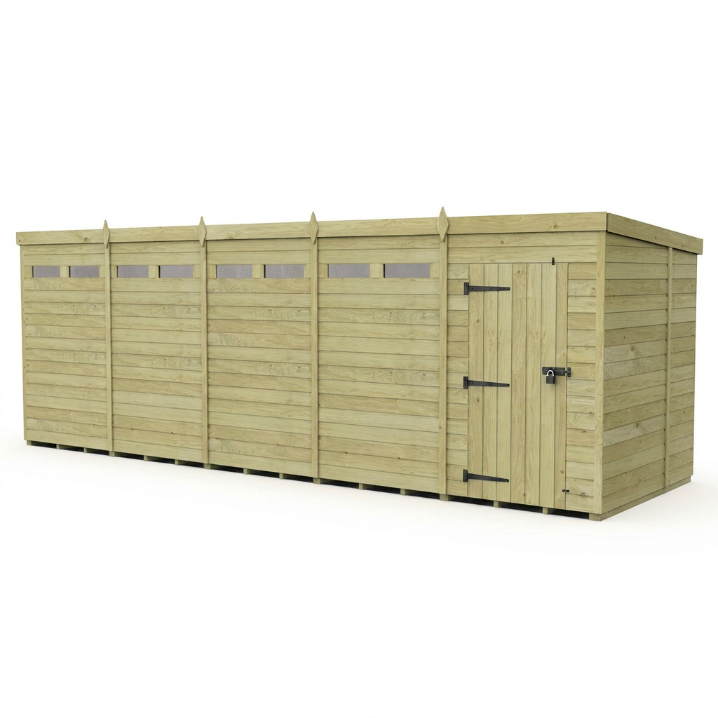 20 x 6  Security Pent Shed - view 6