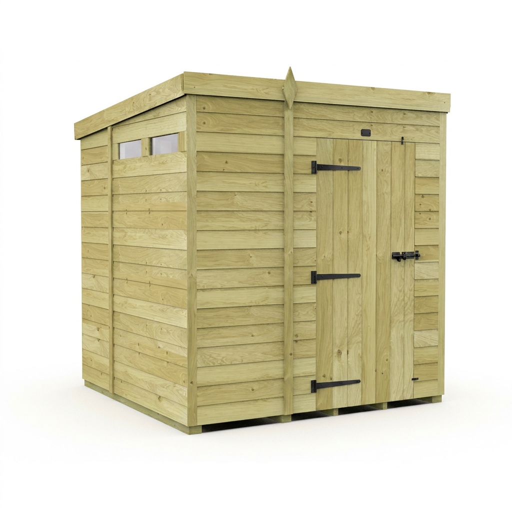 6 x 7 Security Pent Shed - view 6