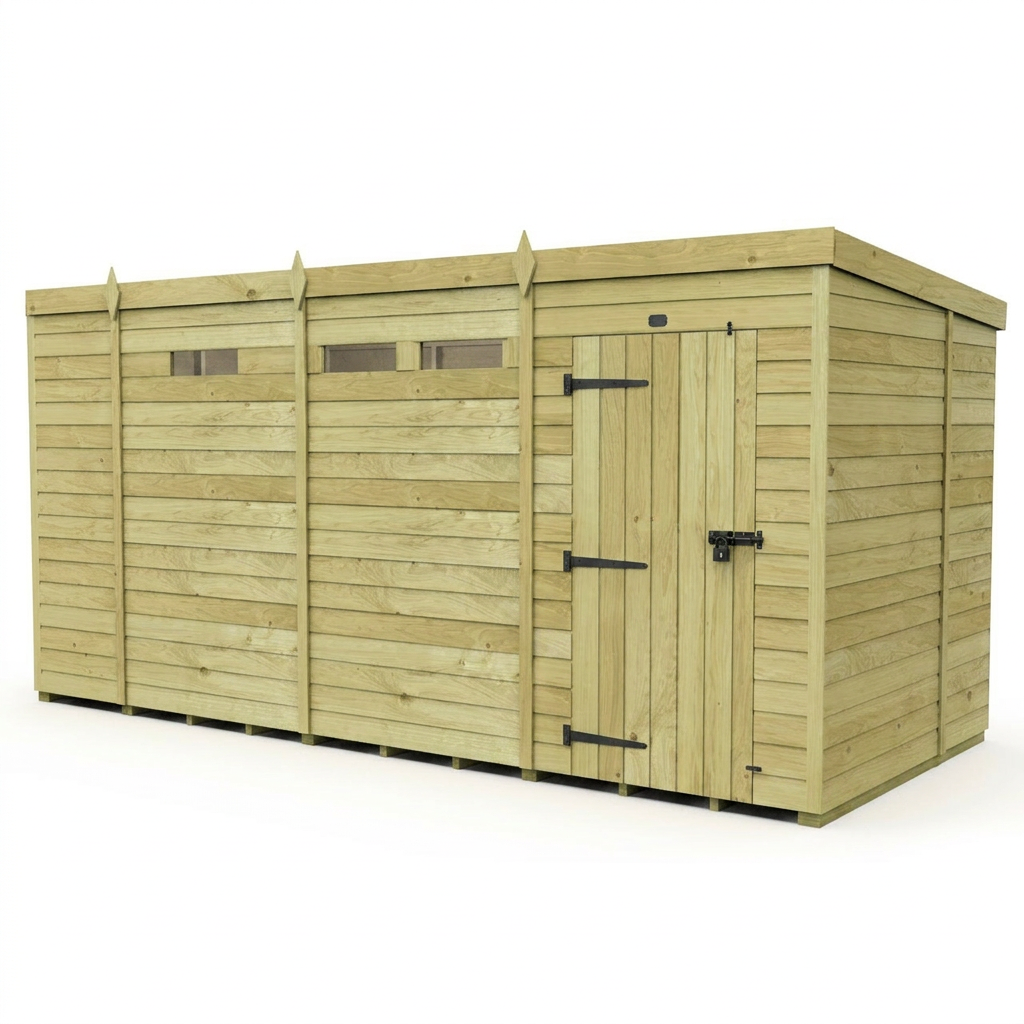 13 x 7 Security Pent Shed - view 5